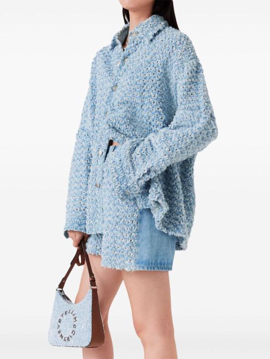 25SS 스텔라 맥카트니 숏팬츠 6D03673SQH06 4125 LIGHT BLUE LASER DENIM - STELLA MCCARTNEY