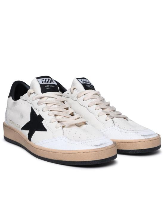 26FW 골든구스 볼스타 레더 스타 스니커즈 GMF00117 F00377110283 White - GOLDEN GOOSE