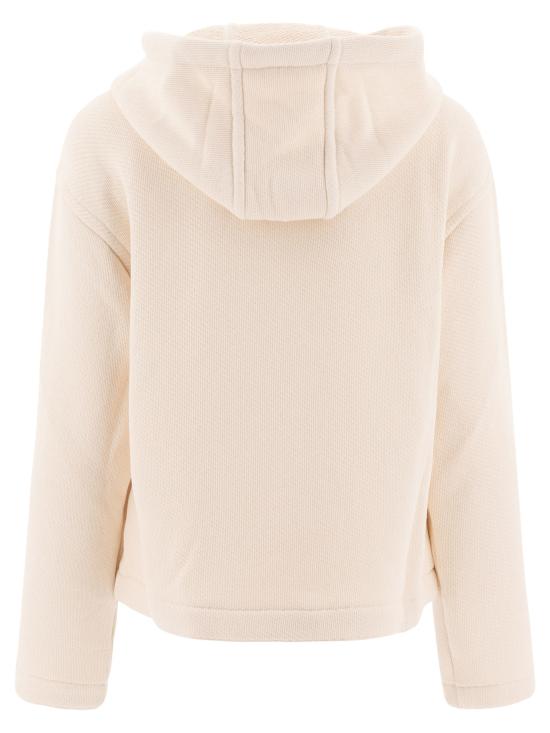  막스마라 GARY 가리 로고 자수 후드 티셔츠 2511921018600GARY001 White - MAX MARA