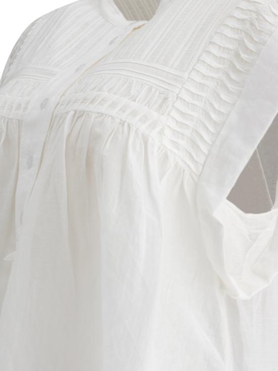 25SS 이자벨마랑에뚜왈 반팔 티셔츠 25PHT0003FBB3J04E20WH White - ISABEL MARANT ETOILE