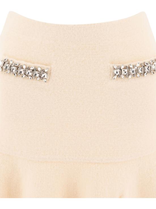 25SS 셀프 포트레이트 숏 스커트 RS25 130SK CCREAM - SELF PORTRAIT