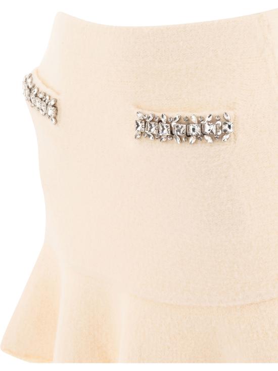 25SS 셀프 포트레이트 숏 스커트 RS25 130SK CCREAM - SELF PORTRAIT