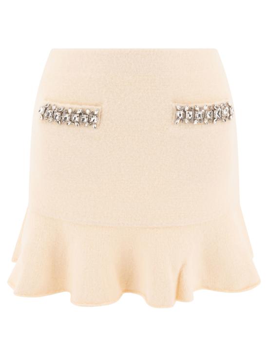 25SS 셀프 포트레이트 숏 스커트 RS25 130SK CCREAM