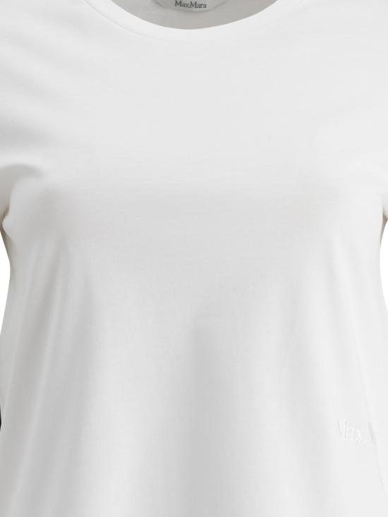 25SS 막스마라 너리나 반소매 티셔츠 2511971018600NERINA001 White - MAX MARA