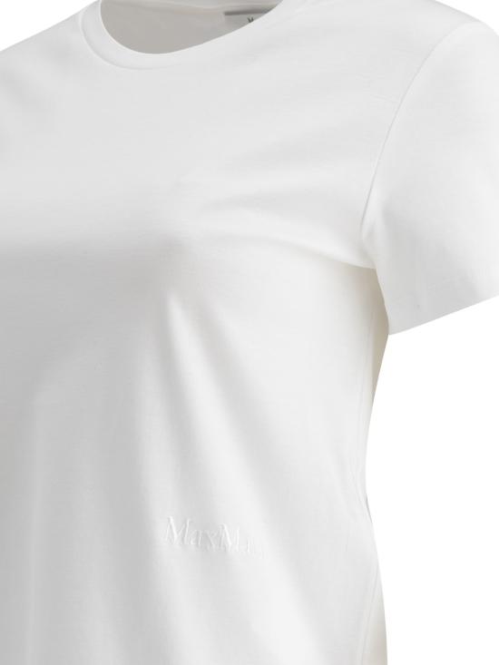 25SS 막스마라 너리나 반소매 티셔츠 2511971018600NERINA001 White - MAX MARA