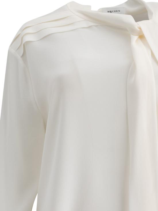 25SS 알렉산더 맥퀸 블라우스 814400QBAAF9016 White - ALEXANDER MCQUEEN