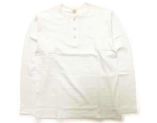  웨어하우스 긴팔 티셔츠 앤코 롱슬리브 헨리넥 오프화이트