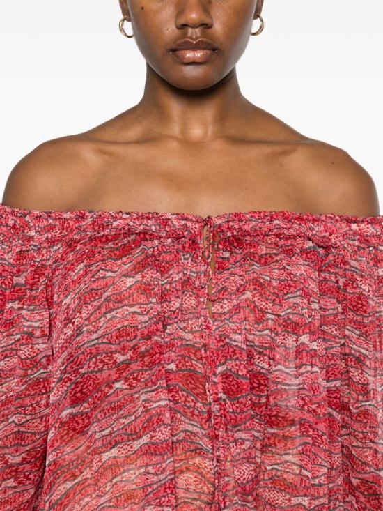 25SS 이자벨마랑에뚜왈 블라우스 HT0346FB C1J07E 70RD RED - ISABEL MARANT ETOILE