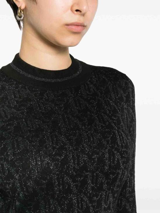  팜앤젤스 긴팔 티셔츠 PWHI048R24KNI0011010 Black - PALM ANGELS