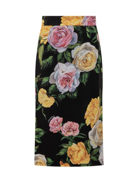 25SS 돌체앤가바나 스커트 F4B6UTFSA7B HN5IY PEONIE ROSA F NERO