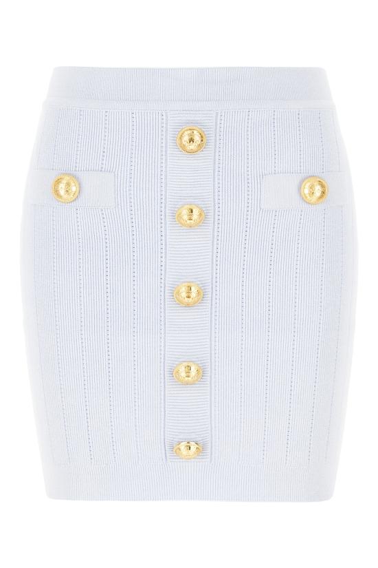 25SS 발망 숏 스커트 EF1LB290KB07 6AC BLEU P LE