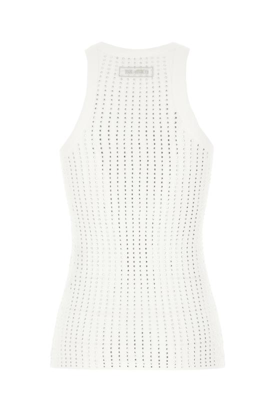 25SS 디 아티코 민소매 티셔츠 250WCN00004JJJ051TR 001 WHITE - THE ATTICO