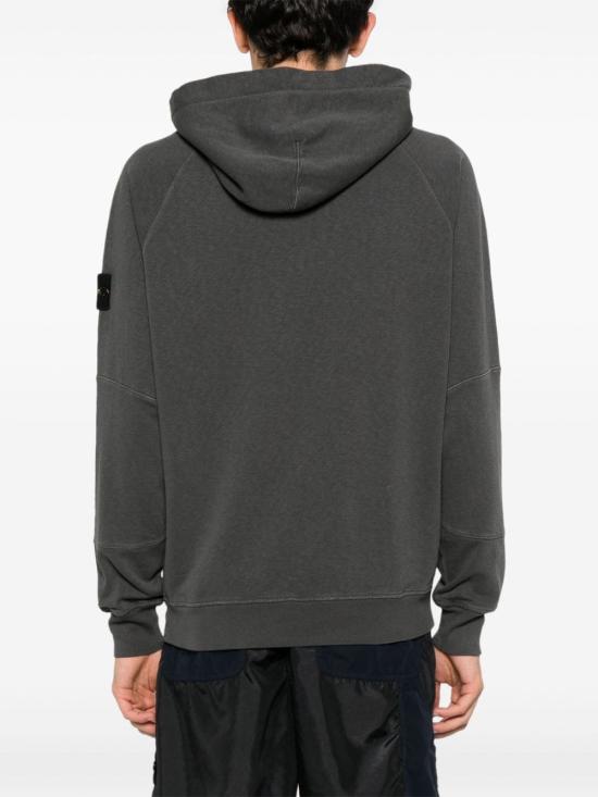  스톤 아일랜드 후드 티셔츠 801565860V0165 DARK GREY DOM - STONE ISLAND
