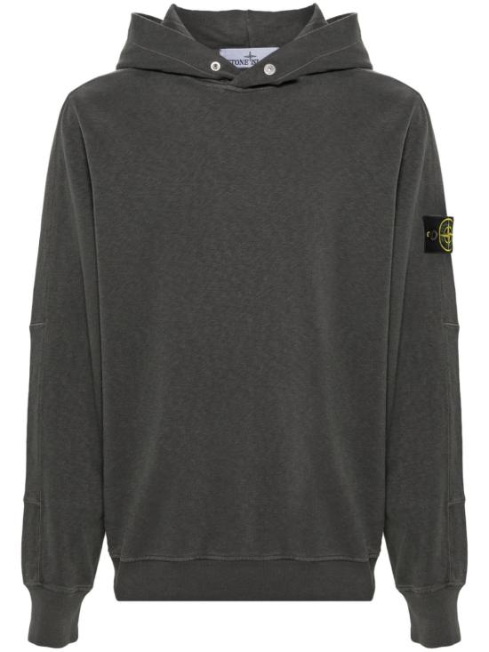  스톤 아일랜드 후드 티셔츠 801565860V0165 DARK GREY DOM
