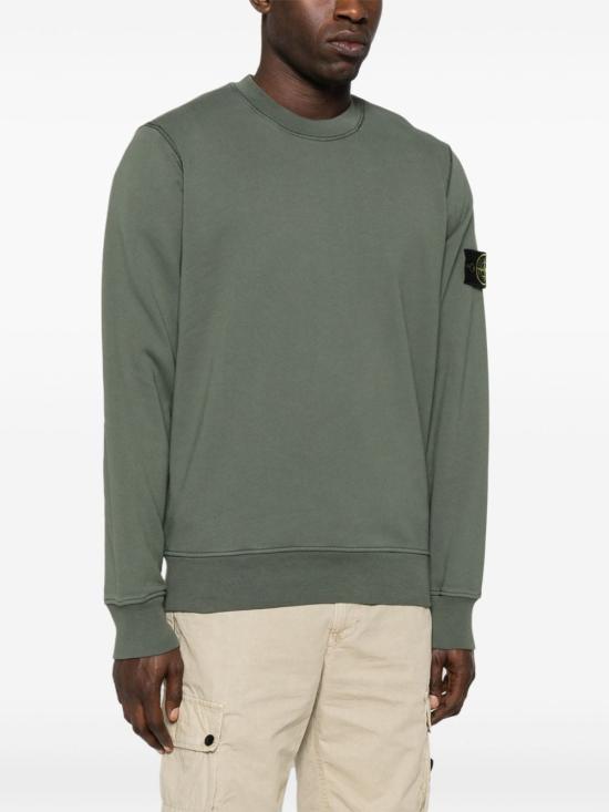  스톤 아일랜드 긴팔 티셔츠 801563051V0059 DARK GREEN DOM - STONE ISLAND