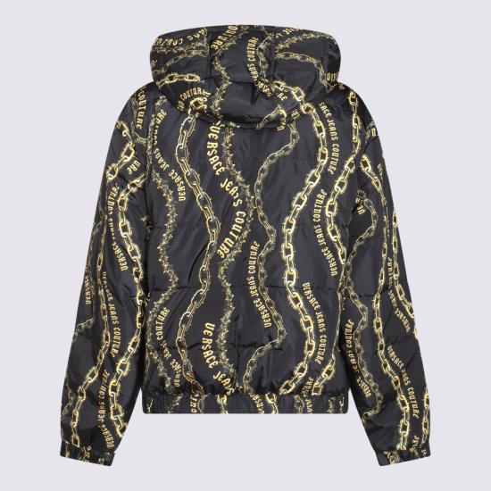  베르사체 숏패딩 77GAUD17CQD56G89 BLACK GOLD DOM - VERSACE