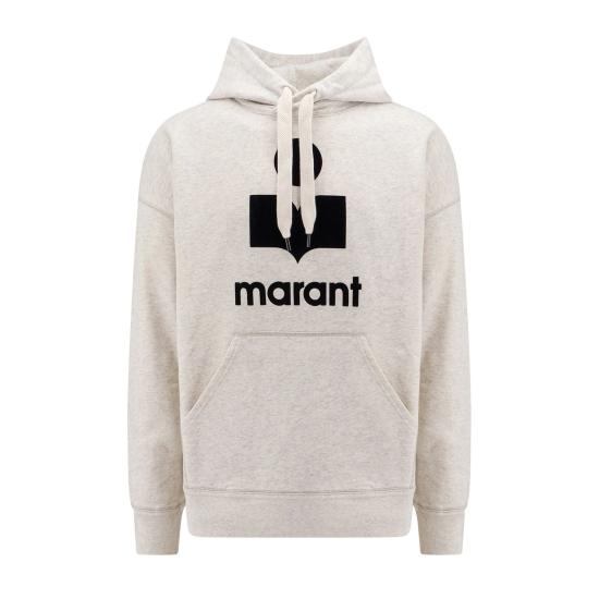 25FW 이자벨마랑 마일리 로고 후드 티셔츠 SW0027HAB1M18H23EC ECRU DOM