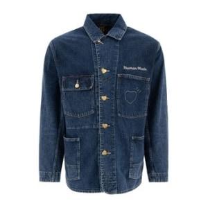  휴먼메이드 데님 커버울 자켓 HM28JK002 IN INDIGO DOM