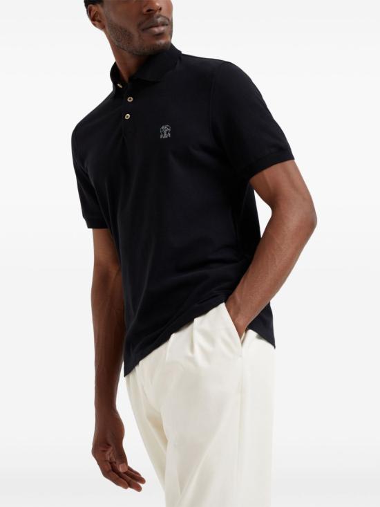 25FW 브루넬로 쿠치넬리 폴로 티셔츠 ME8548770CGB88 DOM - BRUNELLO CUCINELLI