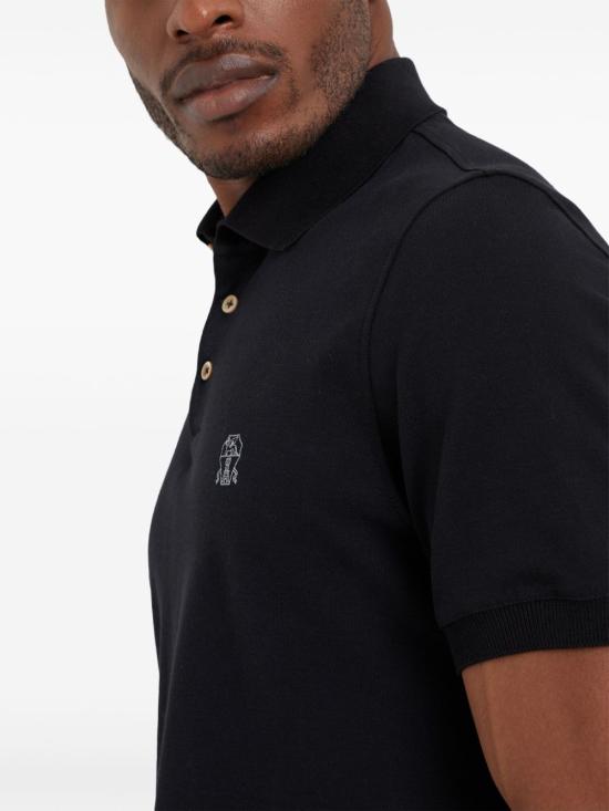 25FW 브루넬로 쿠치넬리 폴로 티셔츠 ME8548770CGB88 DOM - BRUNELLO CUCINELLI