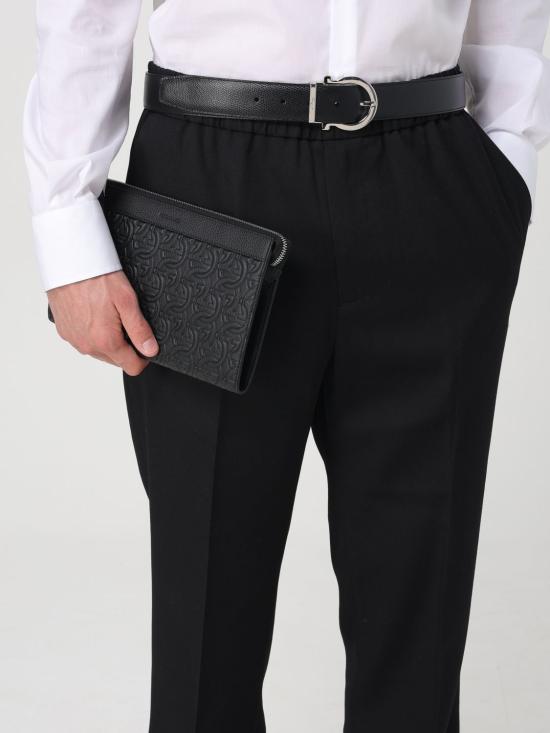 26SS 살바토레 페라가모 클러치/파우치 241483 769473 BLACK DOM - SALVATORE FERRAGAMO