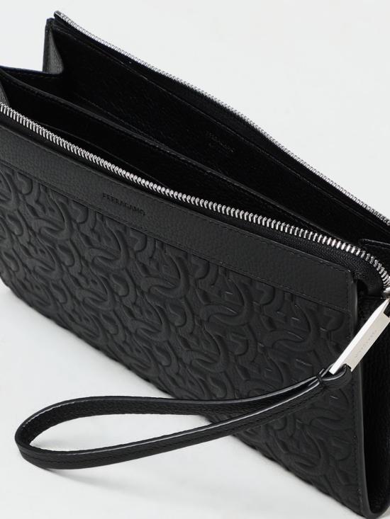 26SS 살바토레 페라가모 클러치/파우치 241483 769473 BLACK DOM - SALVATORE FERRAGAMO