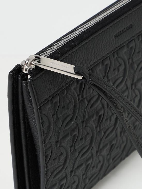 26SS 살바토레 페라가모 클러치/파우치 241483 769473 BLACK DOM - SALVATORE FERRAGAMO
