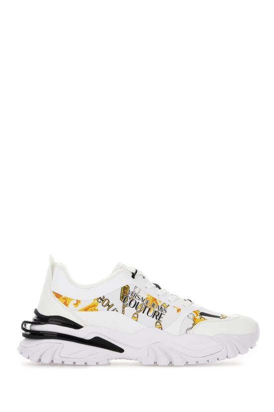  베르사체 스니커즈 77YA3SIB ZS891 G03 WHITE GOLD DOM
