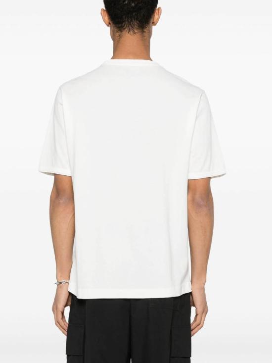  씨피 컴퍼니 반팔 티셔츠 16CMTS245A 006263G 103 GAUZE WHITE DOM - C.P. COMPANY