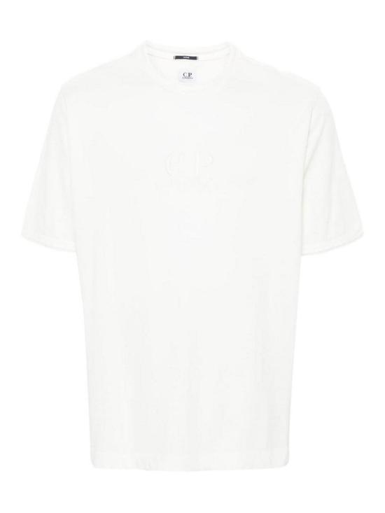  씨피 컴퍼니 반팔 티셔츠 16CMTS245A 006263G 103 GAUZE WHITE DOM