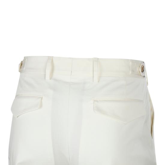  라르디니 스트레이트 팬츠 EQKURTEQT62901 100 OFF WHITE DOM - LARDINI