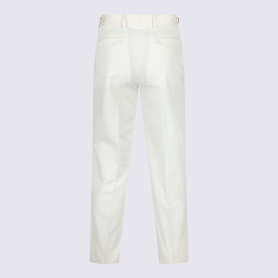  라르디니 스트레이트 팬츠 EQKURTEQT62901 100 OFF WHITE DOM - LARDINI