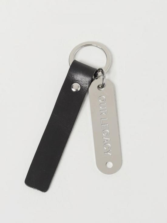  아워레가시 로고 플레이트 링 키링  A2248RKGB BLACK DOM