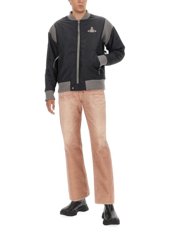  비비안웨스트우드 봄버 자켓 33040009W00M0N401 BLACK DOM - VIVIENNE WESTWOOD