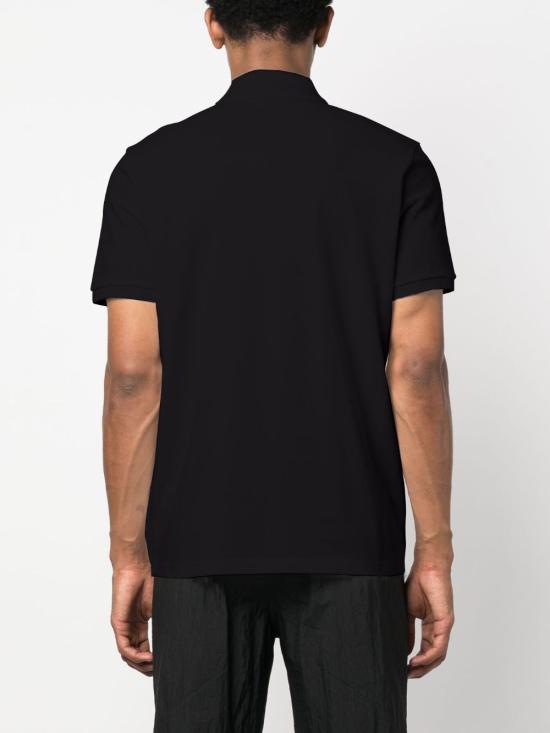  몽클레어 로고 패치 코튼 피케 폴로 셔츠  8A0001484556999 BLACK DOM - MONCLER