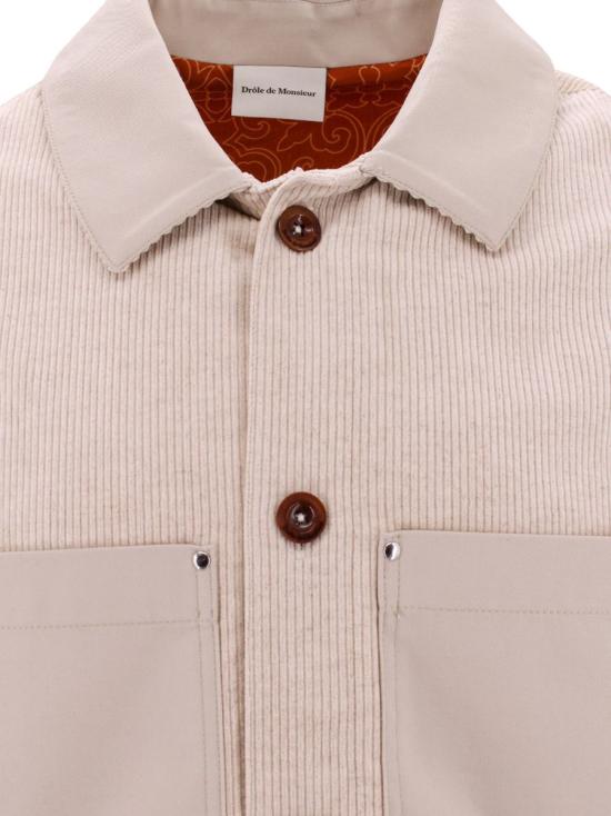  드롤드무슈 자켓 BJT141CO015CREAM DOM - DROLE DE MONSIEUR