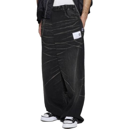  메종 미하라 야스히로 데님 팬츠 A10PT023BLACK DOM - MAISON MIHARA YASUHIRO