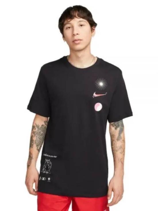  나이키 반팔 티셔츠 DZ2821 010 BLACK DOM