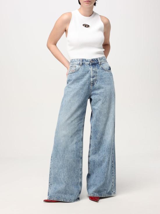 25FW 디젤 민소매 티셔츠 A174500DLAX 100 White - DIESEL