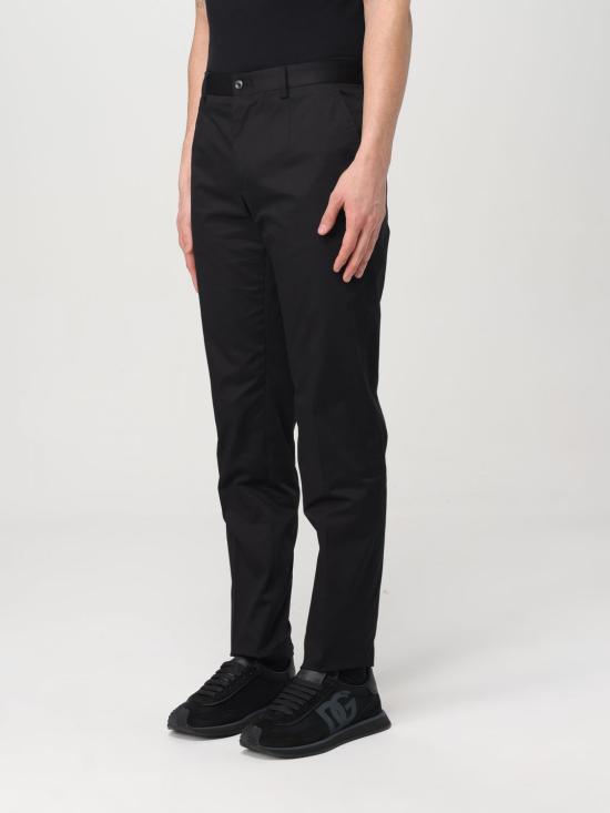 25SS 돌체앤가바나 스트레이트 팬츠 GY6IEZGJ090 N0000 Black - DOLCE & GABBANA