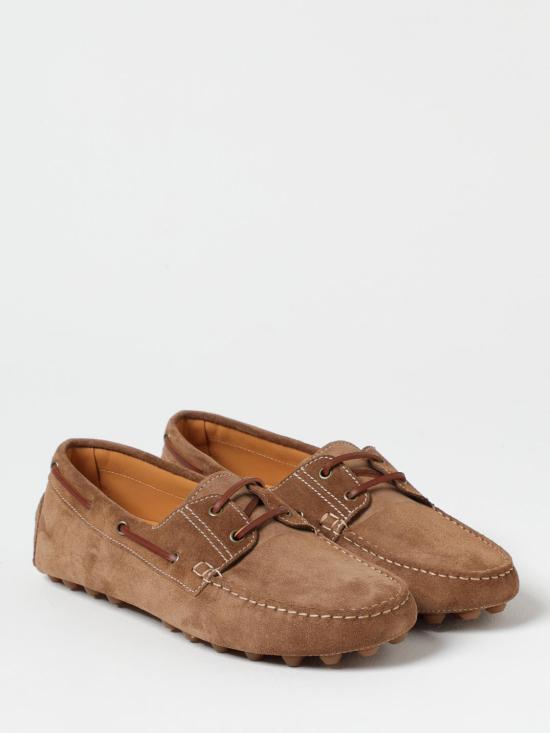 25FW 토즈 보트 고미노 버블 스웨이드 로퍼 XXM52K05300RE0 S818 Brown - TODS