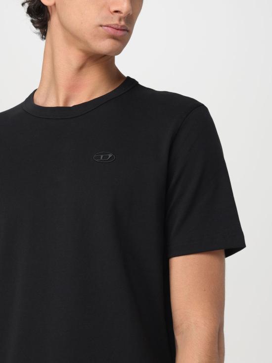 25SS 디젤 반팔 티셔츠 A166720AIJU 9XX Black - DIESEL
