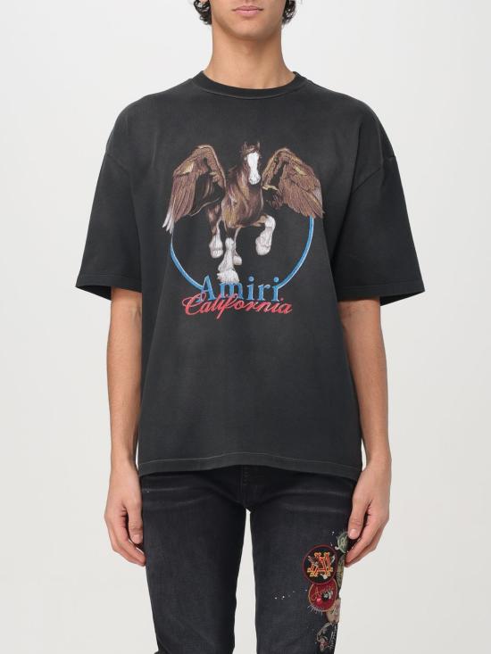 25FW 아미리 반팔 티셔츠 AMJYTE1130 BLACK Grey