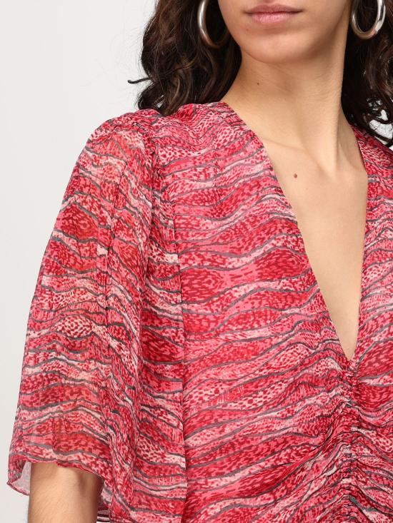 25SS 이자벨마랑에뚜왈 미디 원피스 RO0330FAC1J07E 70RD Red - ISABEL MARANT ETOILE