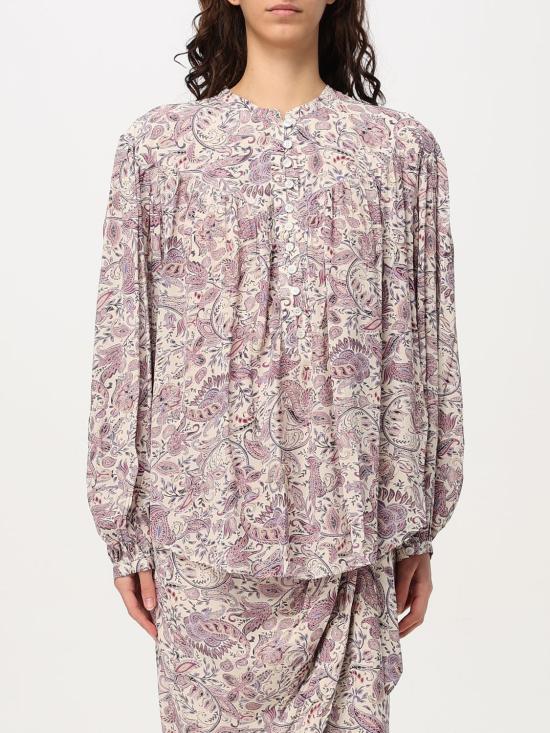 25SS 이자벨마랑에뚜왈 블라우스 HT0562FAC1J02E ECPE Ecru