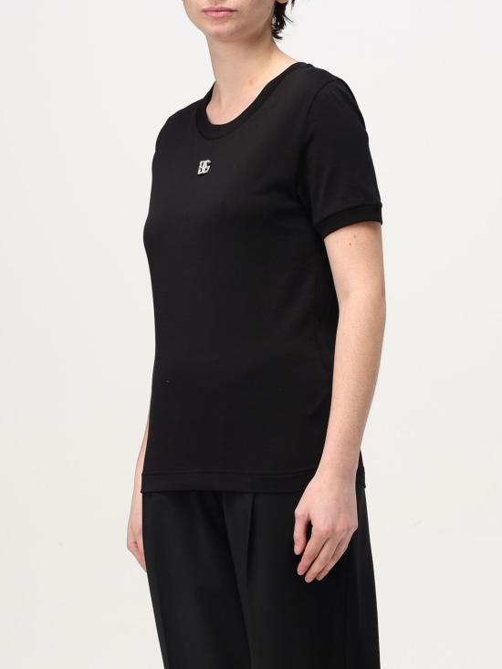 25SS 돌체앤가바나 반팔 티셔츠 F8N08ZG7B3U N0000 Black - DOLCE & GABBANA