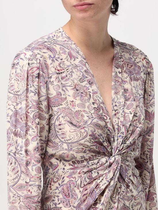 25FW 이자벨마랑에뚜왈 미디 원피스 RO0726FAC1J02E ECPE Ecru - ISABEL MARANT ETOILE