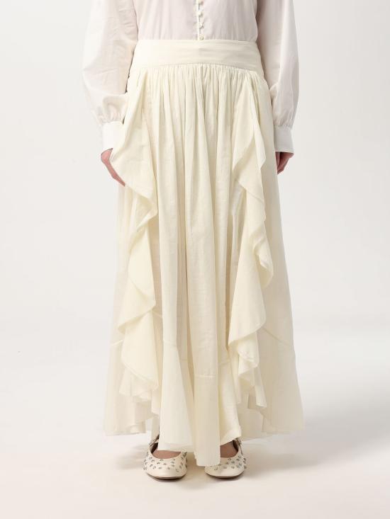 25FW 짐머만 롱 스커트 2457SRS252 TEA White