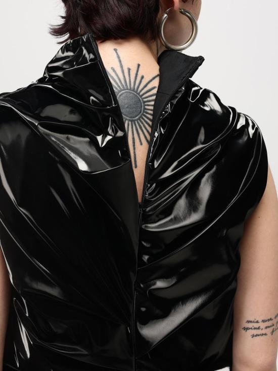 24FW 알렉산더 맥퀸 숏 원피스 808396 QLADT 1000 Black - ALEXANDER MCQUEEN