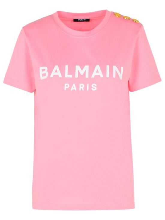 25SS 발망 반팔 티셔츠 BF1EF005BB02OLA Pink